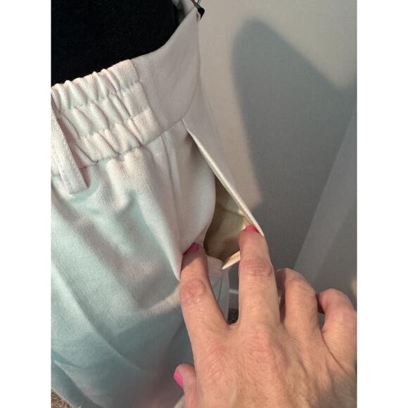 Haver & Blair Dress Pants Sz XL Pink Pull On Wide Leg Stretch Elastic Waist Prep - Picture 8 of 8